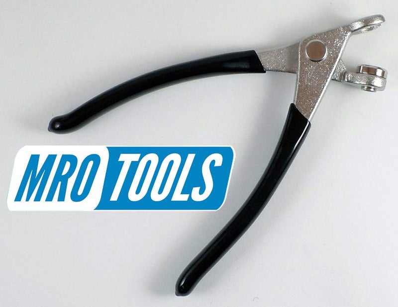 MRO Tools Cleco Fasteners 50 1/8 و 50 3/16 مثبتات كليكو + كماشة كليكو مع حقيبة حمل شبكية (K4S100-1) - Image 4